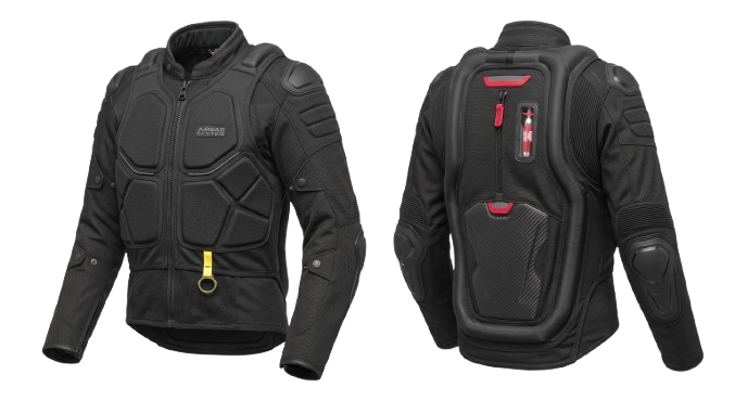 Chaleco airbag: imagen ilustrativa de equipación