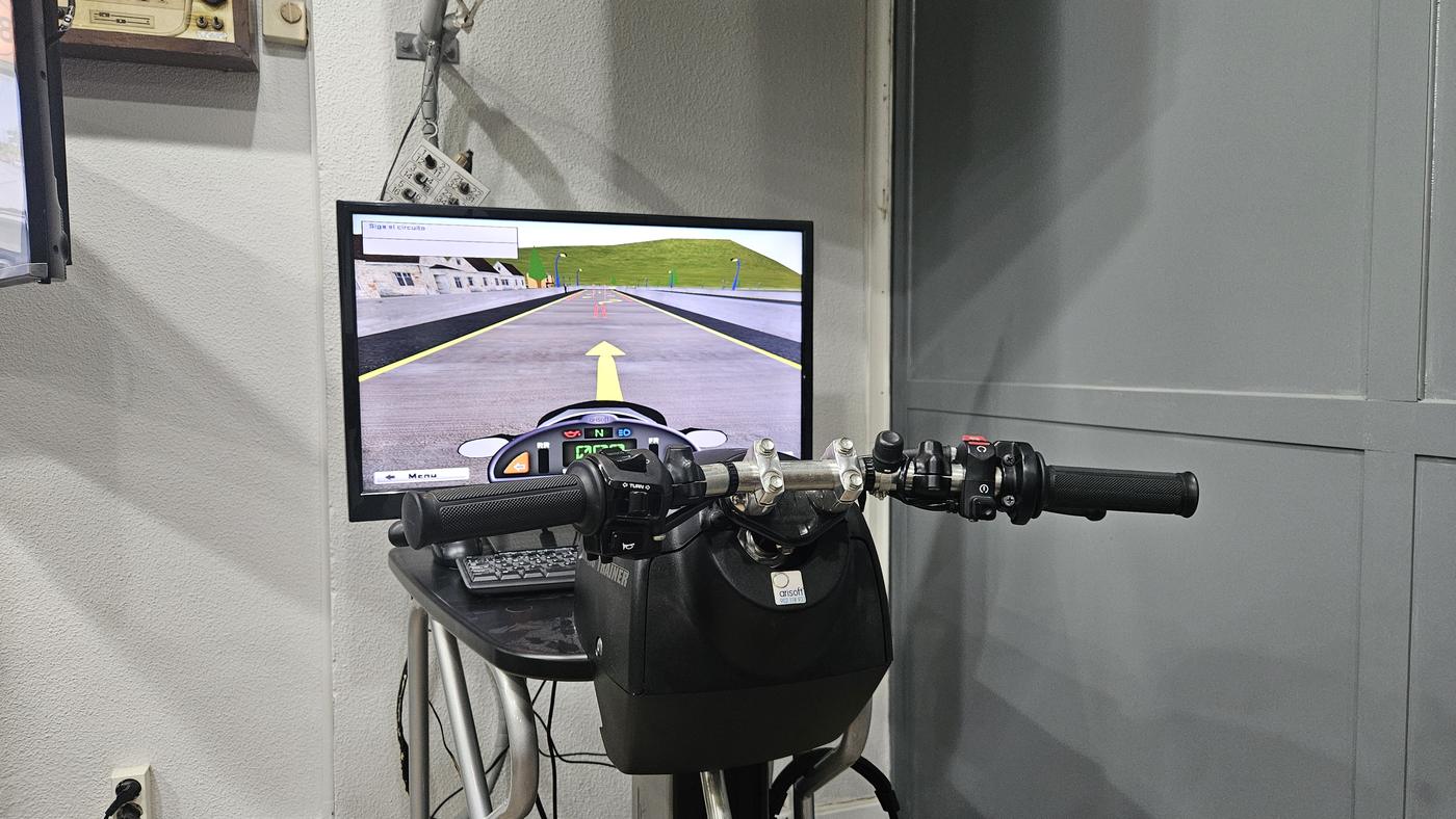 Simulador de moto